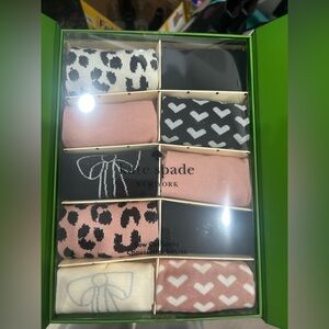 Kate Spade 10 Days Of Socks (as Is) Scuff On Box